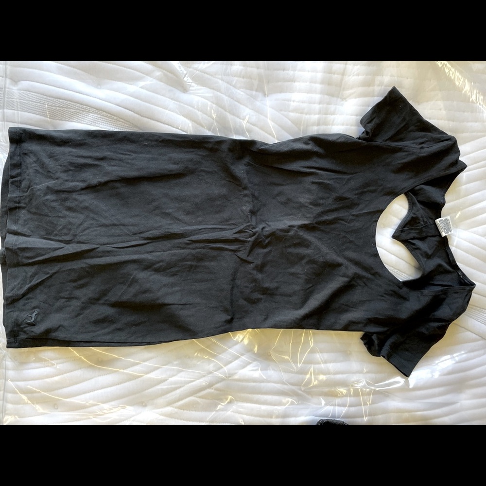 Black pink dress